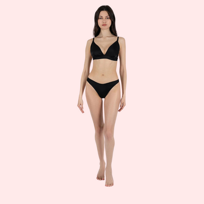 Soft Touch Pure Silk Bra Set for Women